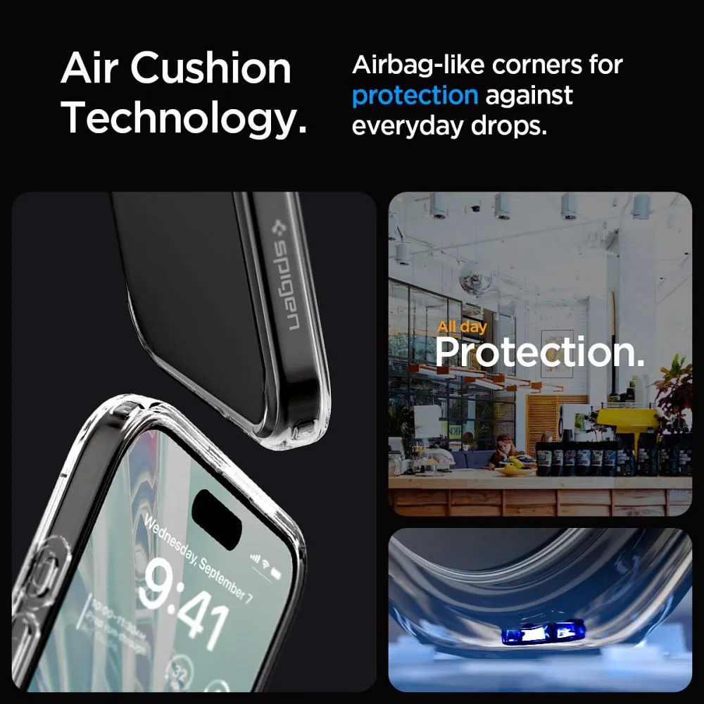 SPIGEN Ultra Hybrid for IPHONE 15 PROfrost clear
