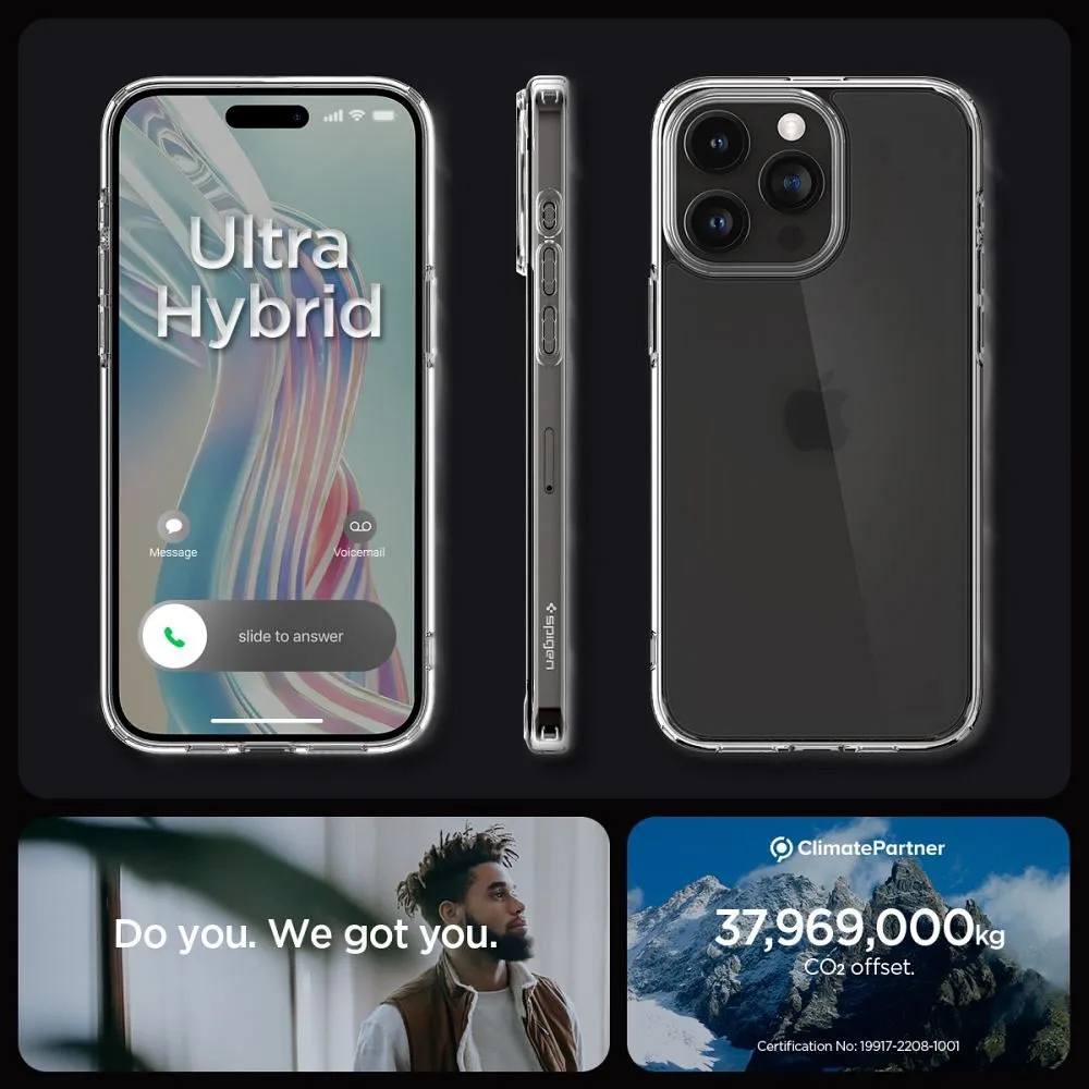SPIGEN Ultra Hybrid for IPHONE 15 PROfrost clear - Image 22