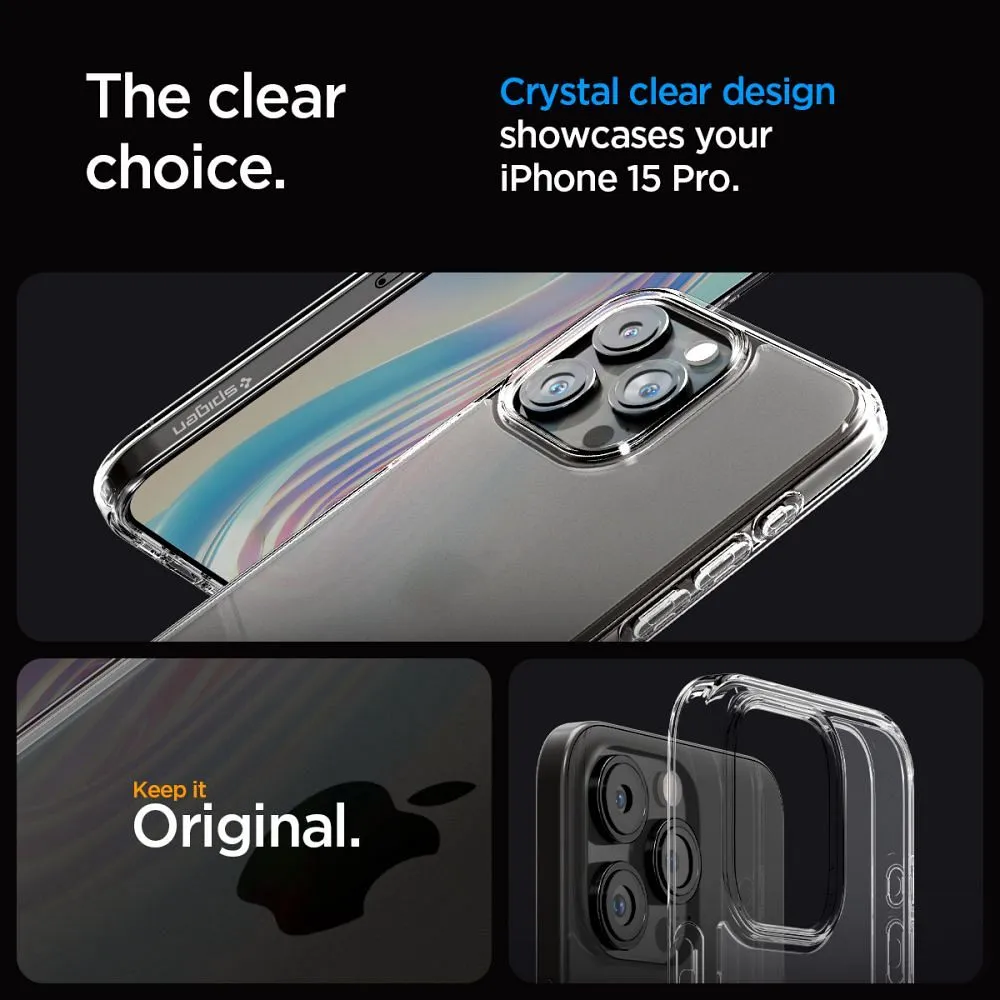 SPIGEN Ultra Hybrid for IPHONE 15 PROfrost clear - Image 18