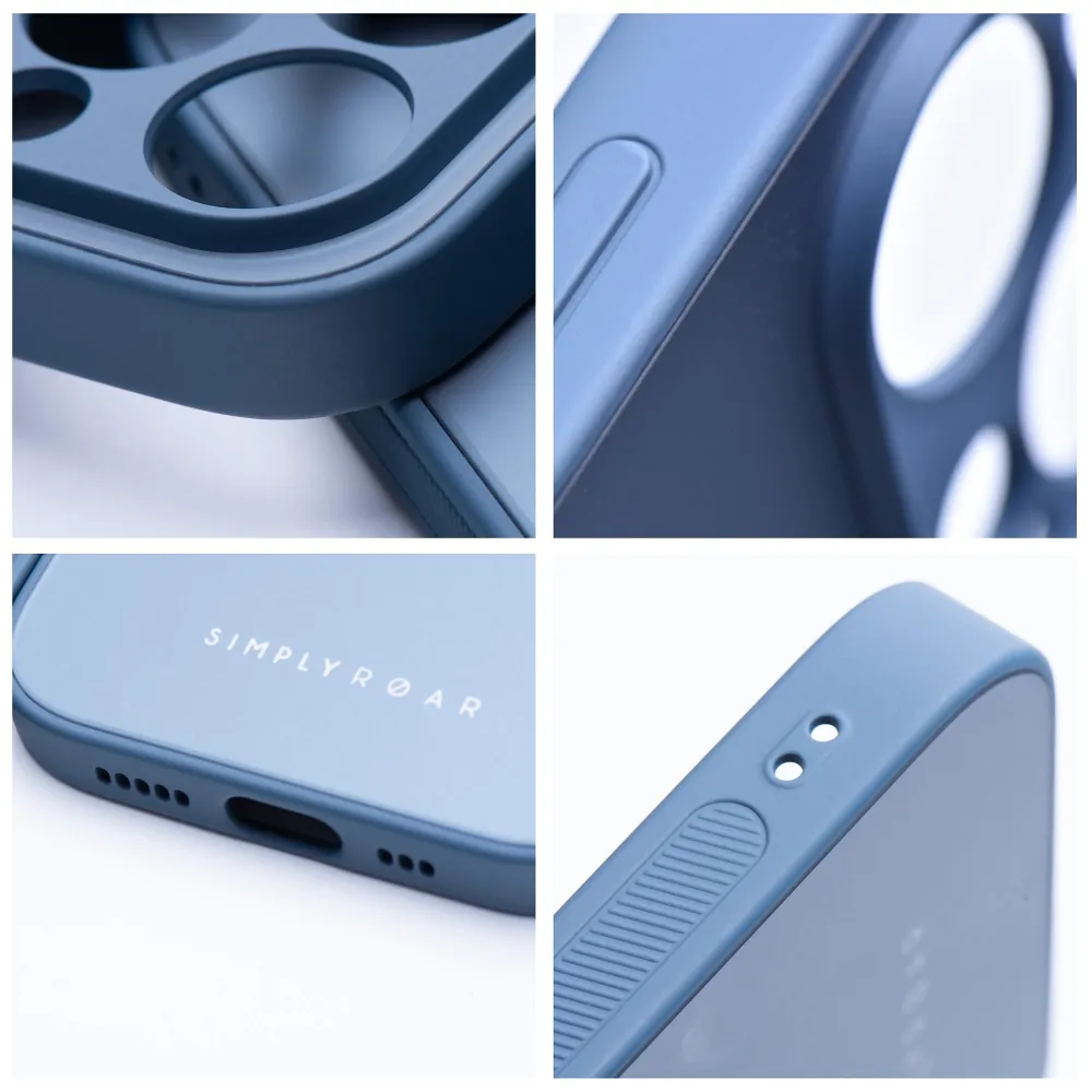 Roar Matte Glass Case - for iPhone 14 blue - Image 6