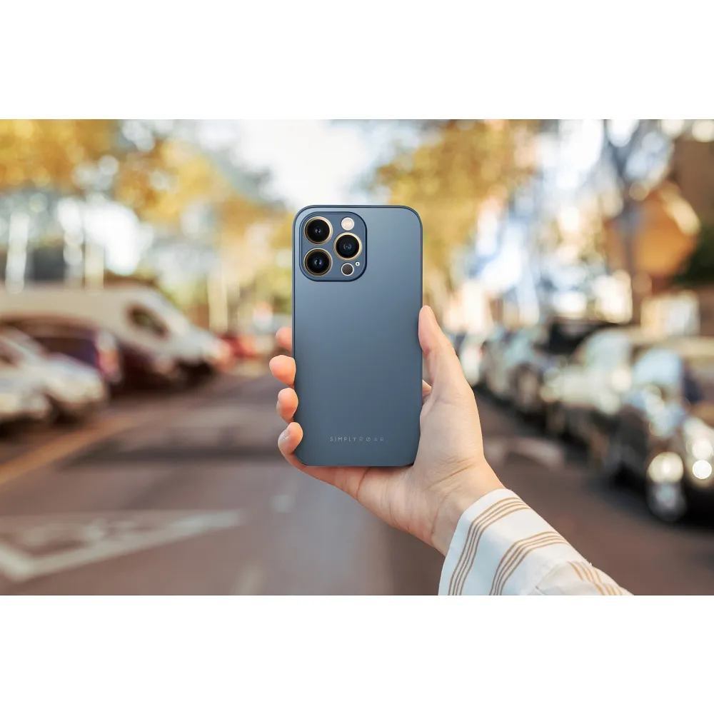 Roar Matte Glass Case - for iPhone 14 blue - Image 5