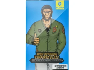 5D Mr. Monkey Glass - Apple iPhone 14 black (Strong HD)