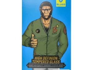 5D Mr. Monkey Glass - Apple iPhone 14 Pro black (Strong HD)