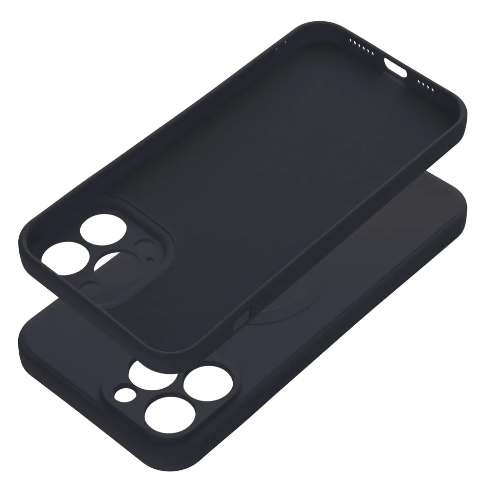SILICONE MAG COVER case compatible with MagSafe for IPHONE 13 Pro black - Image 3