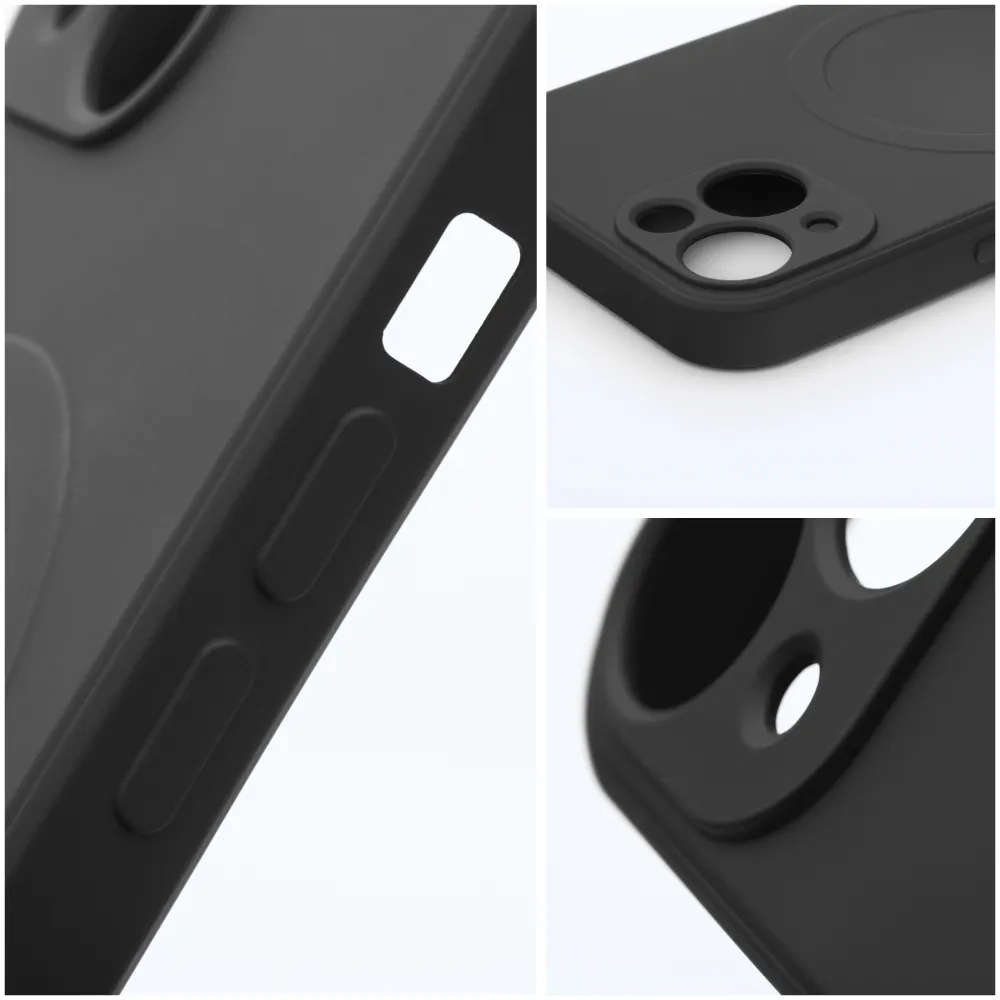 SILICONE MAG COVER case compatible with MagSafe for IPHONE 13 Pro Max black - Image 9