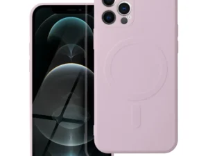 SILICONE MAG COVER case compatible with MagSafe for IPHONE 12 Pro pink