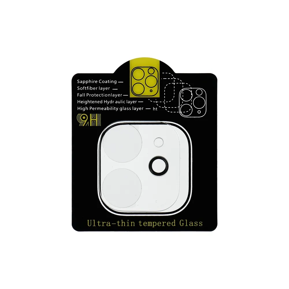 5D Full Glue Camera Tempered Glass - for iPhone 11 Transparent - Image 2