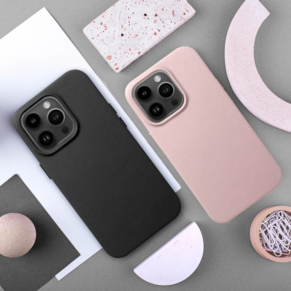 LEATHER MAG COVER case for IPHONE 13 black - Image 9