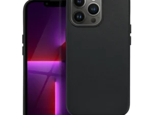 LEATHER MAG COVER case for IPHONE 13 Pro black