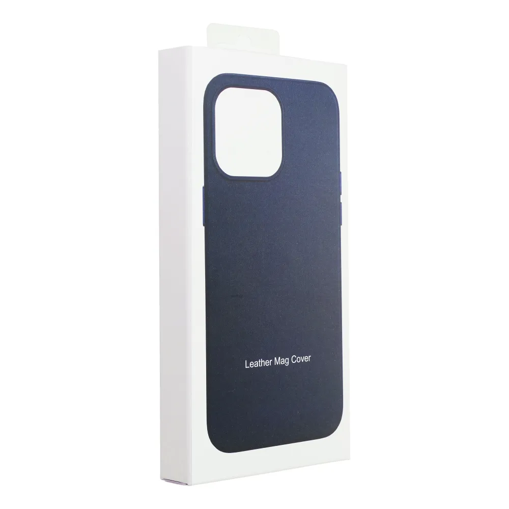 LEATHER MAG COVER case for IPHONE 12 Pro Max indigo blue - Image 11