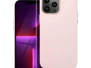 LEATHER MAG COVER case for IPHONE 13 Pro Max sand pink