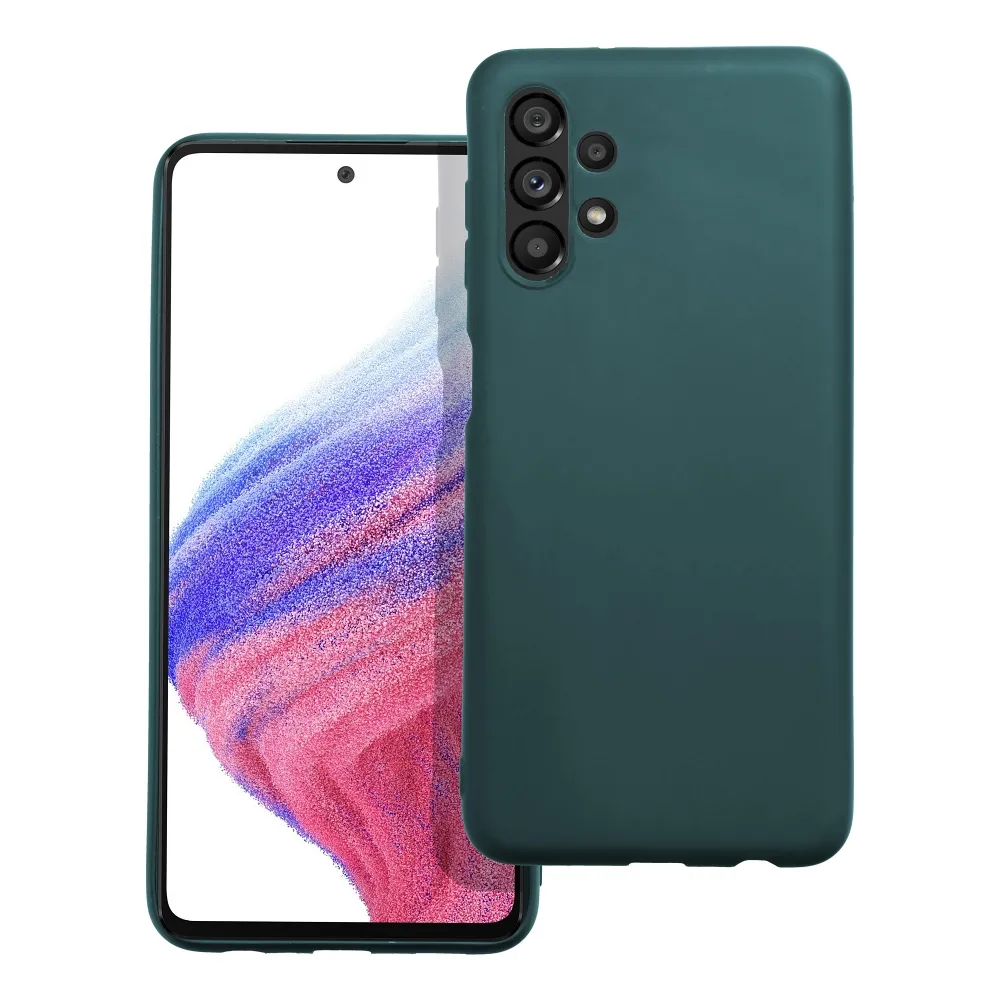 MATT case for SAMSUNG A13 4G dark green