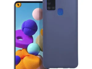 MATT case for SAMSUNG A21S blue