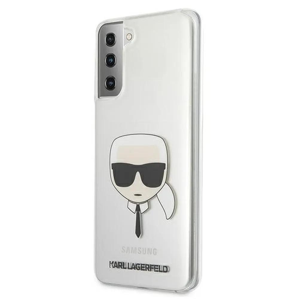 KARL LAGERFELD case for SAMSUNG S21 Plus KLHCS21MKTR (Karl's Head) transparent - 2. kép