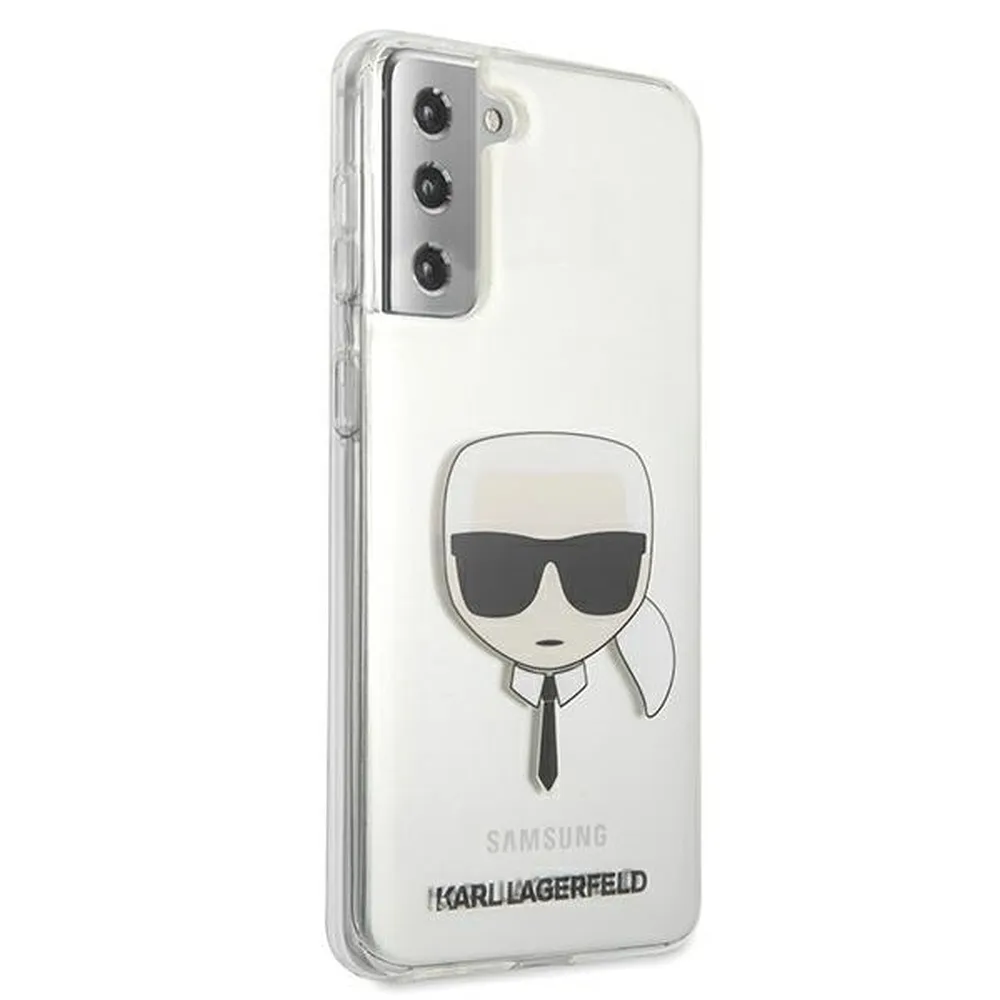 KARL LAGERFELD case for SAMSUNG S21 Plus KLHCS21MKTR (Karl's Head) transparent - 4. kép