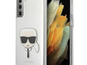 KARL LAGERFELD case for SAMSUNG S21 Plus KLHCS21MKTR (Karl's Head) transparent