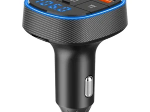 Transmiter FM bluetooth 5.0 + card TF reader + 2 x USB A QC3.0 BC57 black
