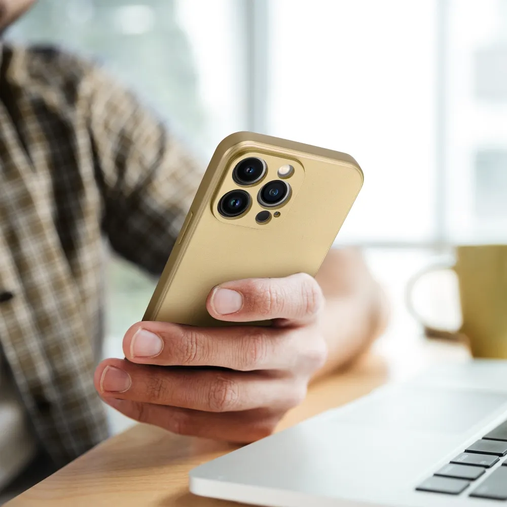 METALLIC Case for IPHONE 12 / 12 Pro gold - Image 9