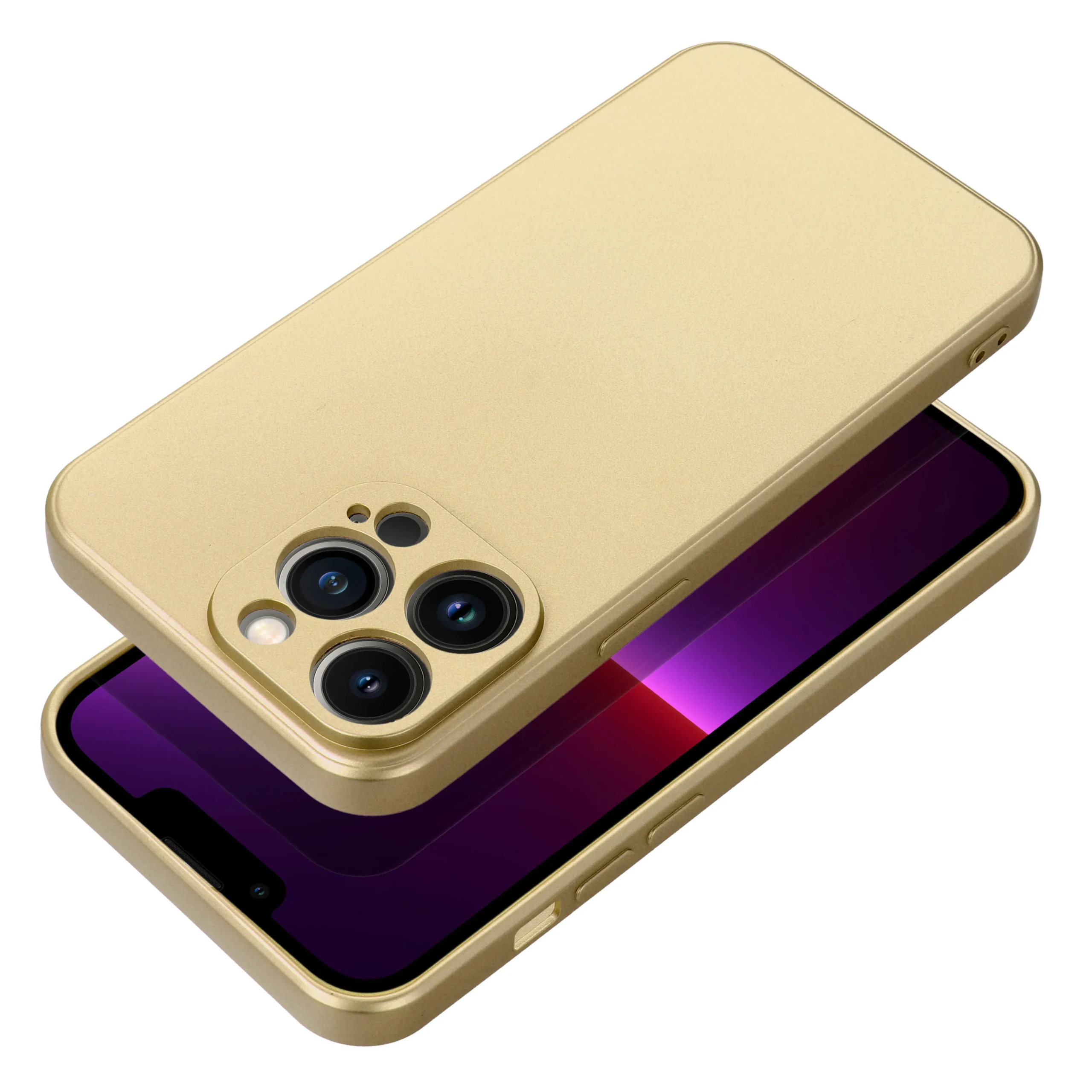 METALLIC Case for IPHONE 12 / 12 Pro gold - Image 3