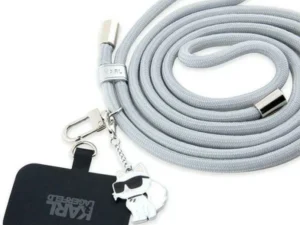 KARL LAGERFELD hand strap KLUCNMSCKIG (Crossbody Cord Choupette) grey