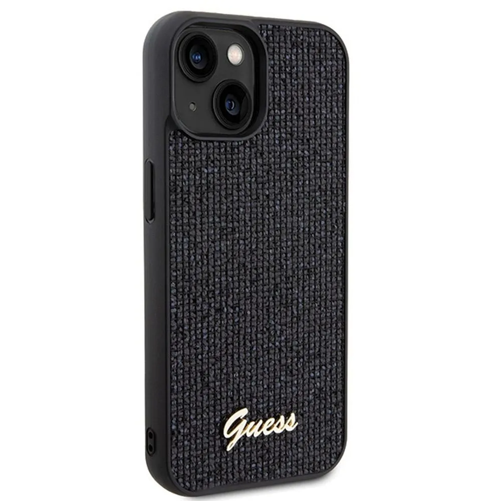 GUESS case for IPHONE 15 GUHCP15SPMSDGSK (Disco Script Metal) black - Image 5