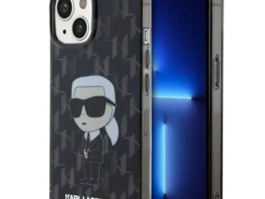 KARL LAGERFELD case for IPHONE 15 KLHCP15SHNKMKLK (Ikonik Monogram) black