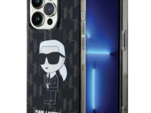 KARL LAGERFELD case for IPHONE 15 Pro Max KLHCP15XHNKMKLK (Ikonik Monogram) black