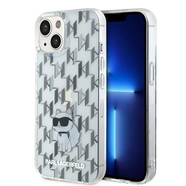 KARL LAGERFELD case for IPHONE 15 KLHCP15SHNCMKLT (Monogram) transaprent