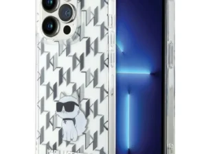 KARL LAGERFELD case for IPHONE 15 Pro Max KLHCP15XHNCMKLT (Monogram) transaprent