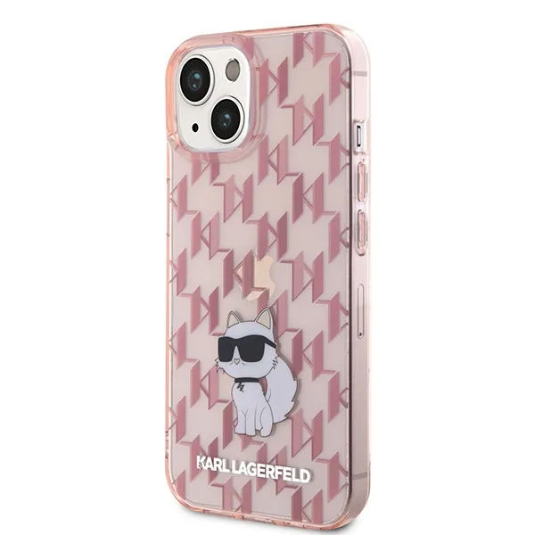 KARL LAGERFELD case for IPHONE 15 KLHCP15SHNCMKLP (Monogram) pink - Image 2