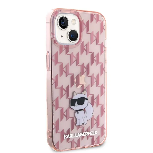 KARL LAGERFELD case for IPHONE 15 KLHCP15SHNCMKLP (Monogram) pink - Image 7