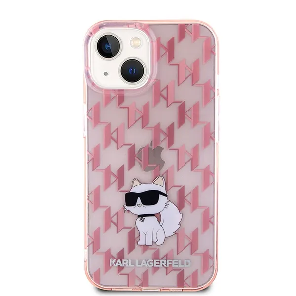 KARL LAGERFELD case for IPHONE 15 KLHCP15SHNCMKLP (Monogram) pink - Image 5