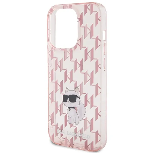 KARL LAGERFELD case for IPHONE 15 Pro KLHCP15LHNCMKLP (Monogram) pink - Image 6