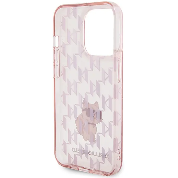 KARL LAGERFELD case for IPHONE 15 Pro KLHCP15LHNCMKLP (Monogram) pink - Image 7