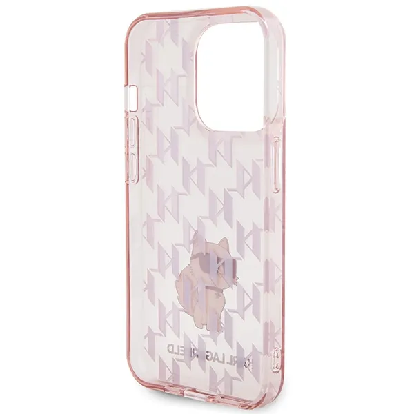 KARL LAGERFELD case for IPHONE 15 Pro Max KLHCP15XHNCMKLP (Monogram) pink - Image 4