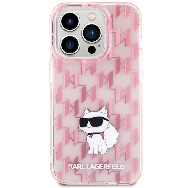 KARL LAGERFELD case for IPHONE 15 Pro Max KLHCP15XHNCMKLP (Monogram) pink - Image 5