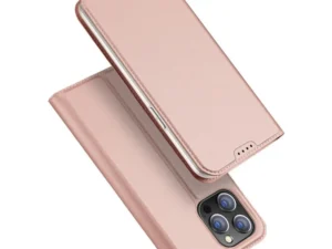 DUX DUCIS wallet case SKIN PRO for IPHONE 15 Pro Max rose