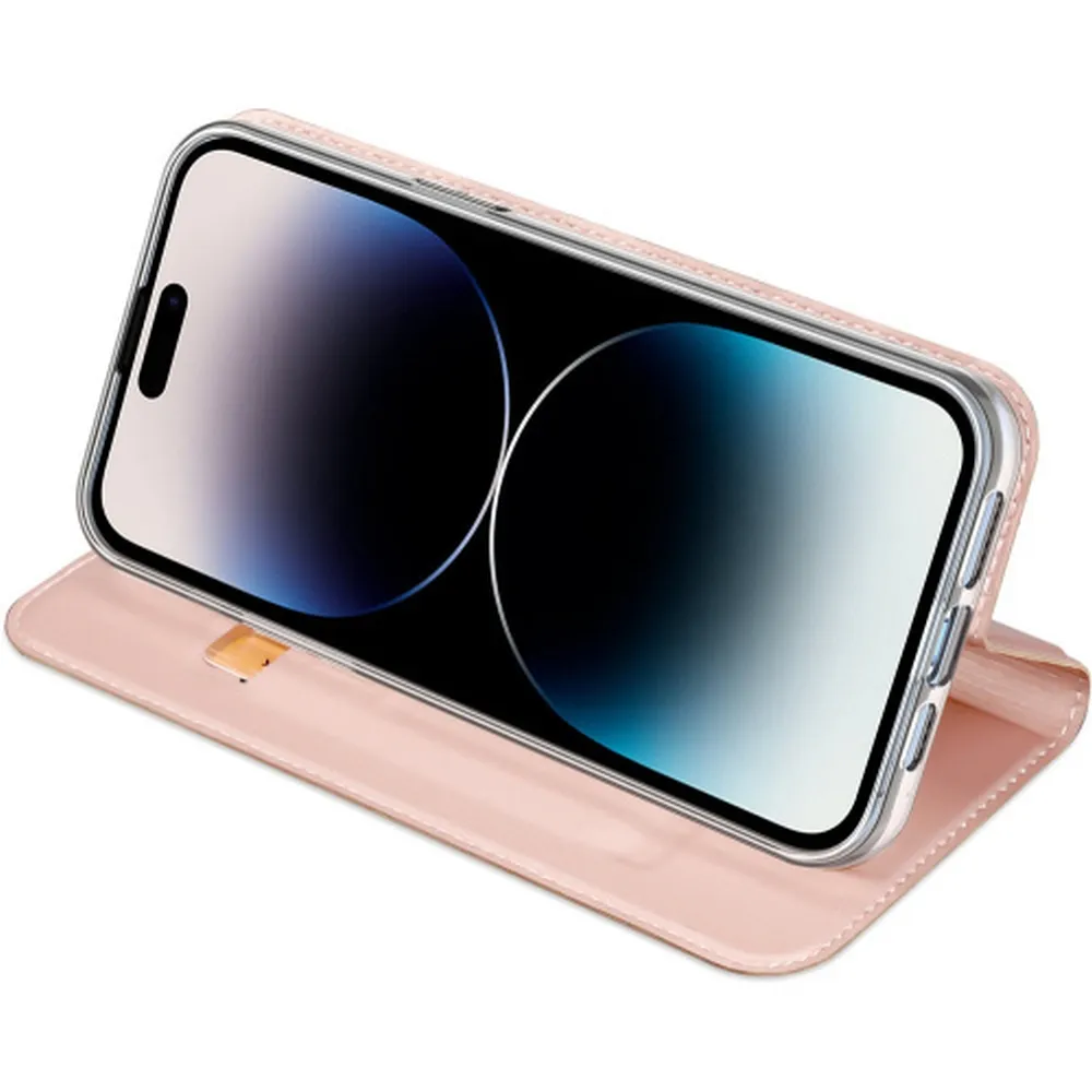 DUX DUCIS wallet case SKIN PRO for IPHONE 15 Pro Max rose - Image 4