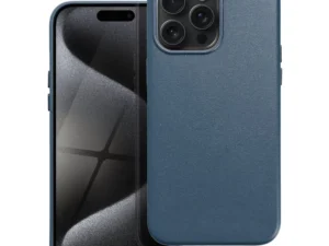 LEATHER MAG COVER case for IPHONE 15 Pro Max indigo blue
