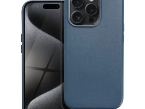 LEATHER MAG COVER case for IPHONE 15 Pro indigo blue