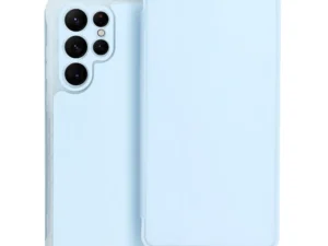 PIANO Book case for SAMSUNG S22 Ultra light blue