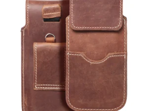 ROYAL Crazy Horse - Leather universal flap pocket / brown - Size M - IPHONE 5 / NOKIA S5610 / LUMIA 230