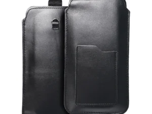 ROYAL - Leather universal blet pocket / black - Size 3XL - HUAWEI MATE 20X