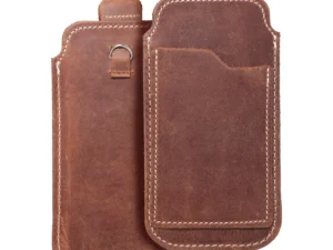 ROYAL Crazy Horse - Leather universal pull-up pocket / brown - Size M - IPHONE 5 / NOKIA S5610 / LUMIA 230