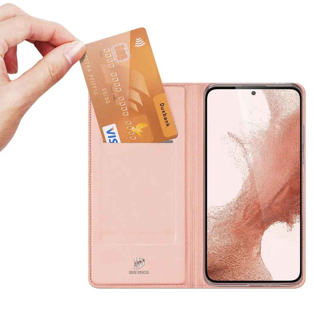 DUX DUCIS wallet case SKIN PRO for SAMSUNG S23 rose - Image 8
