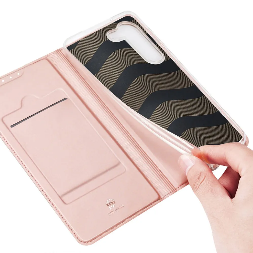 DUX DUCIS wallet case SKIN PRO for SAMSUNG S23 rose - Image 3