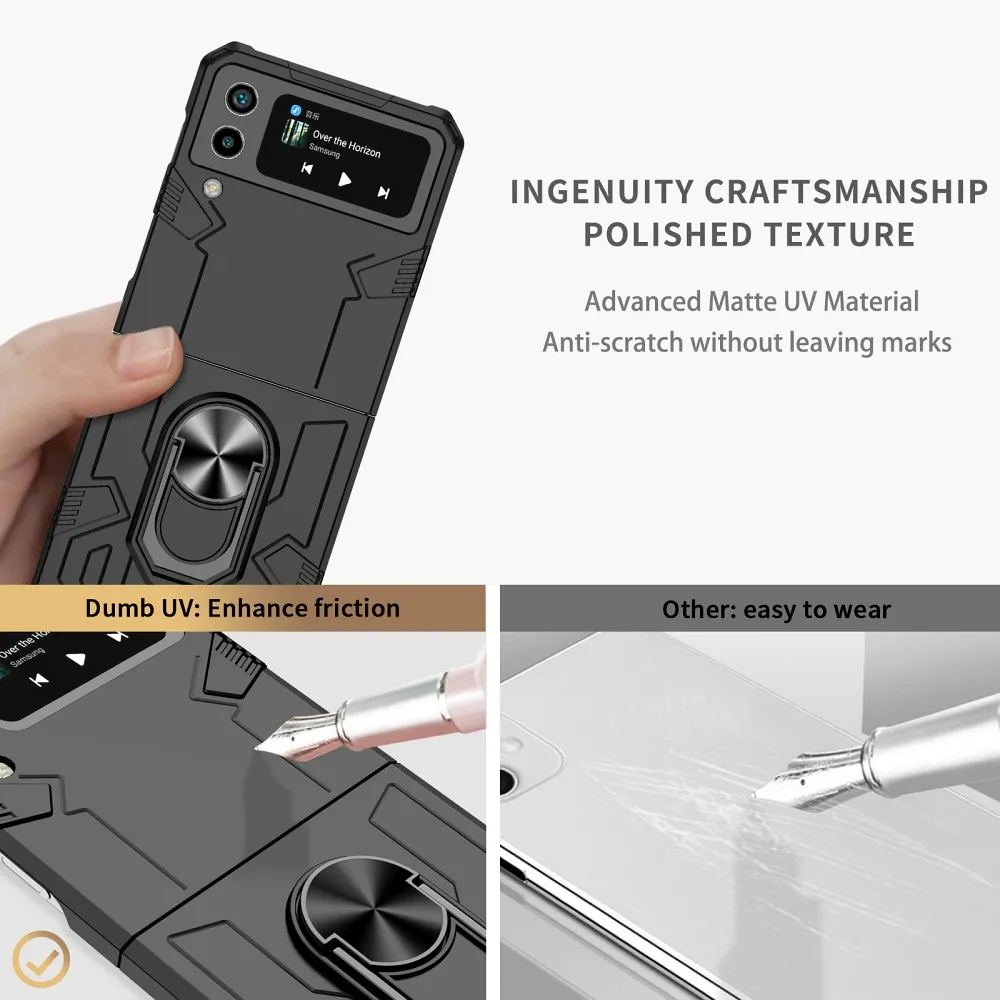 MECHA Case for SAMSUNG Galaxy Z Flip 3 5G black - Image 3