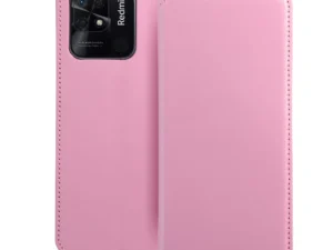 DUAL POCKET Book case for XIAOMI Redmi 10c light pink