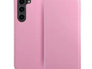 DUAL POCKET Book case for SAMSUNG S23 light pink