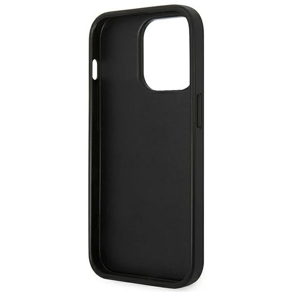 KARL LAGERFELD case for IPHONE 14 Pro KLHCP14LSAPKHK (Saffiano With Karl Head Patch) black - Image 7
